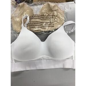 Rhonda shear molded mesh bras 2 pack size Xal new from HSN wirefree support